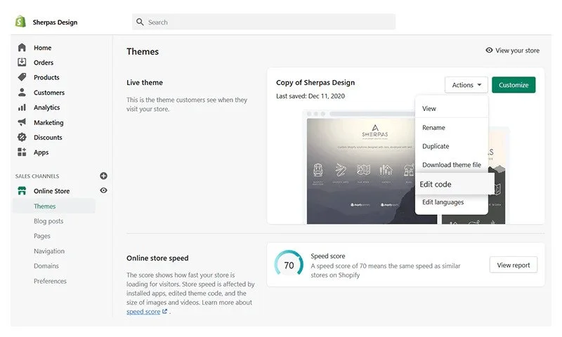 Canonical Tag in Shopify