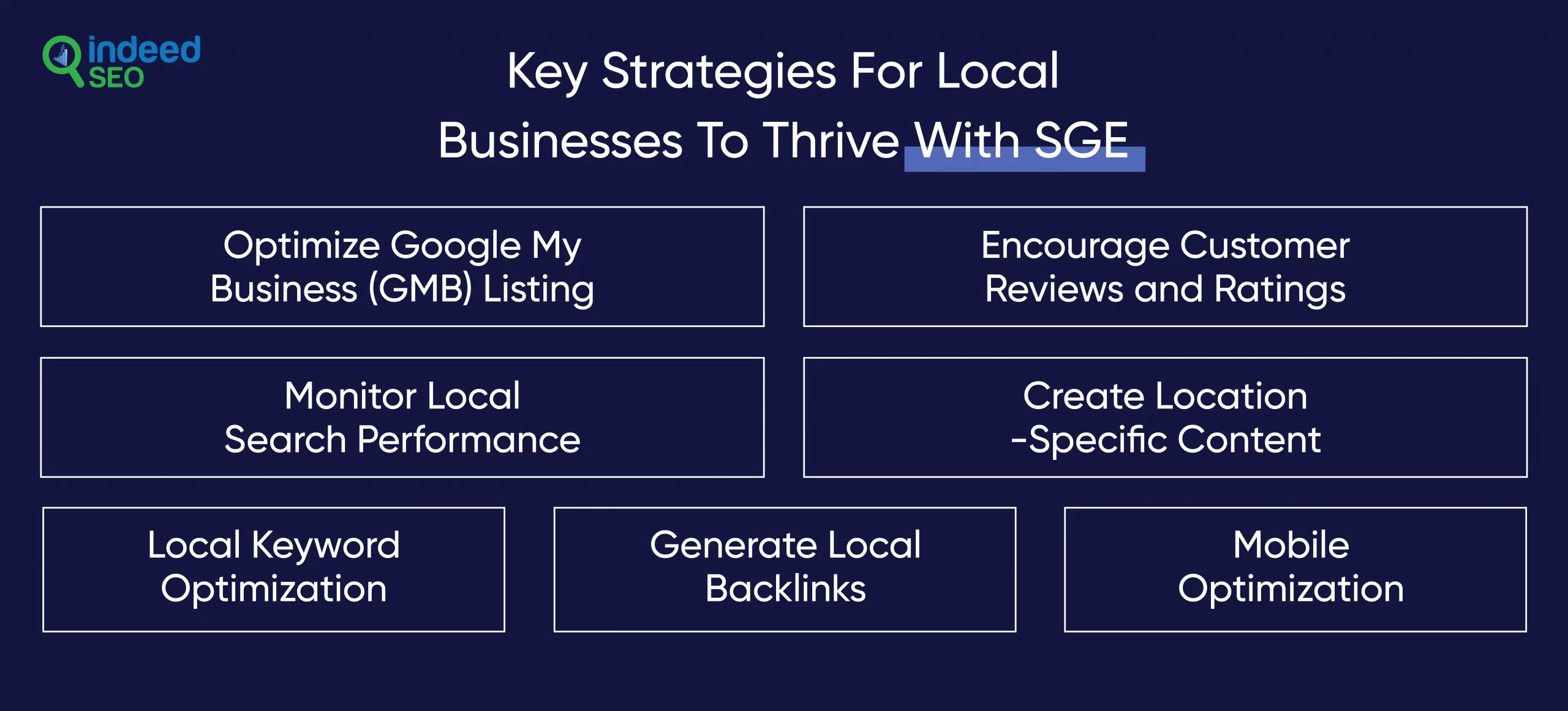 Key Strategies For Local Businesses To Thrive With SGE