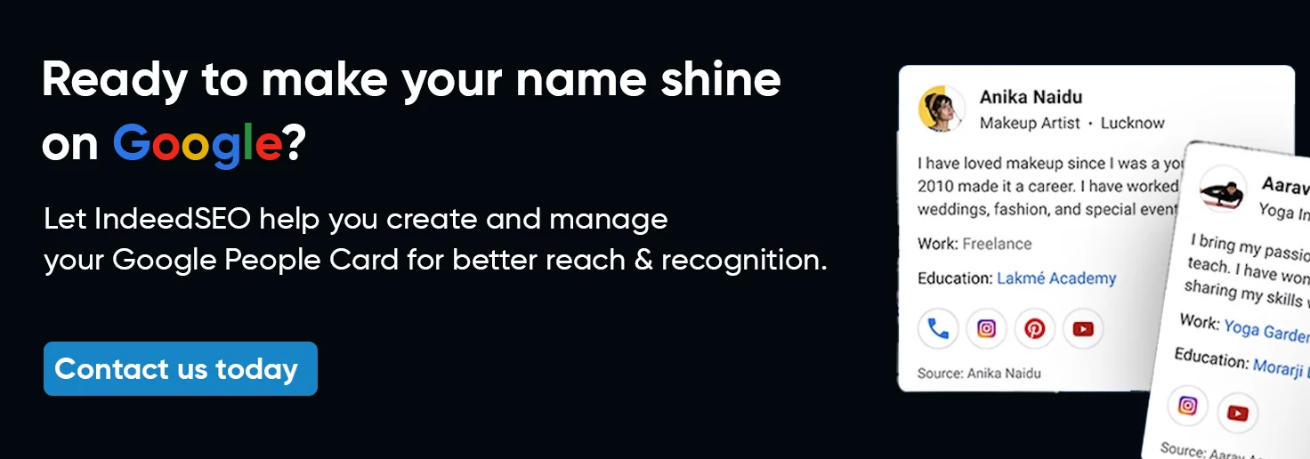 Google People Card