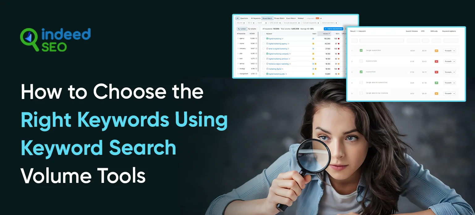 How to Choose the Right Keywords Using Keyword Search Volume Tools_