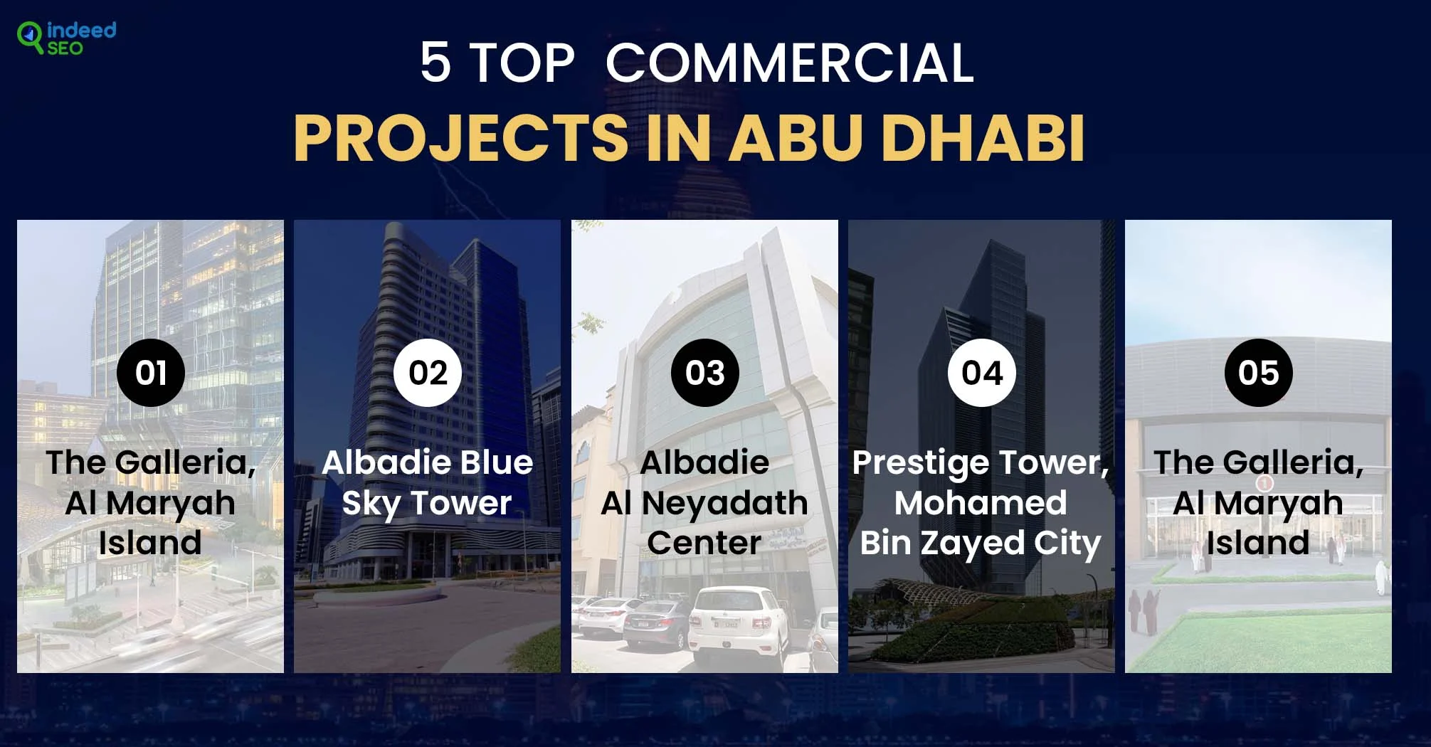 5 Top Commercial Projects in Abu Dhabi