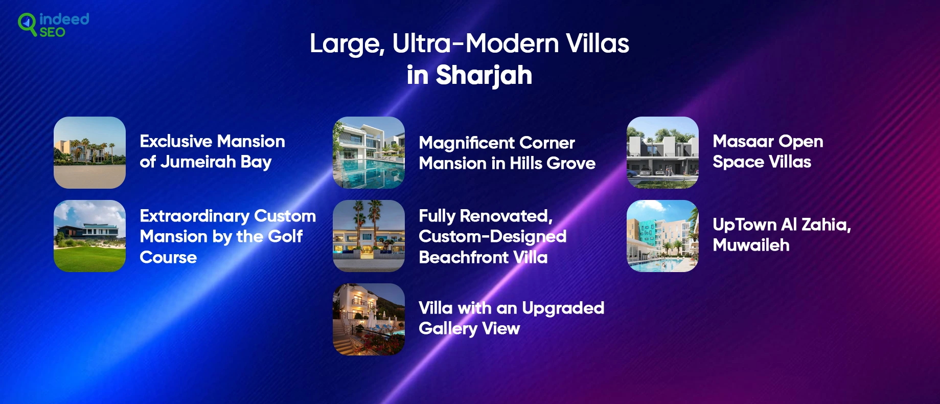 Large, Ultra-Modern Villas in Sharjah