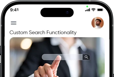 Custom Search Functionality